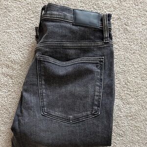 Madewell Blackwash high rise skinny crop women’s Jeans